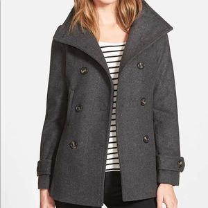 Nordstrom BP grey pea coat